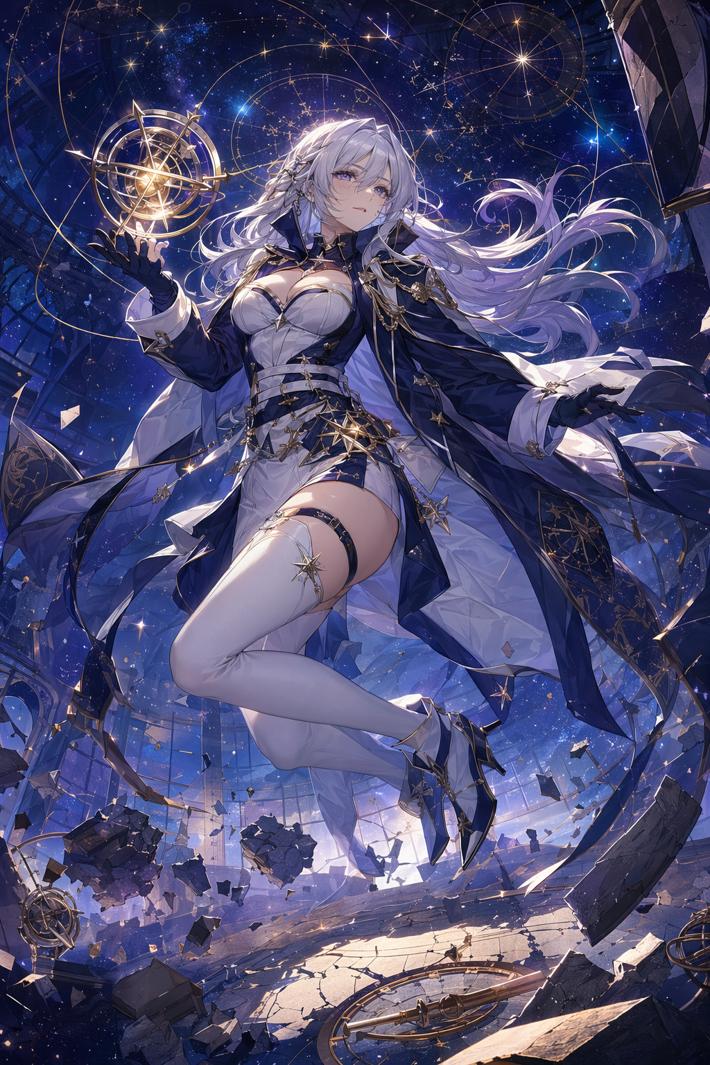 Gacha Hero Splash Art generated output