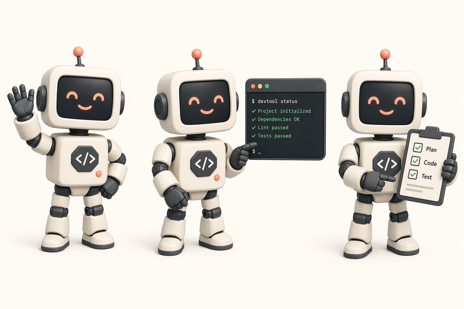 Consistent Helper Mascot generated output