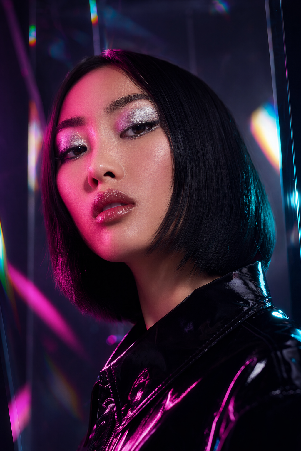 Neon Beauty Editorial generated output